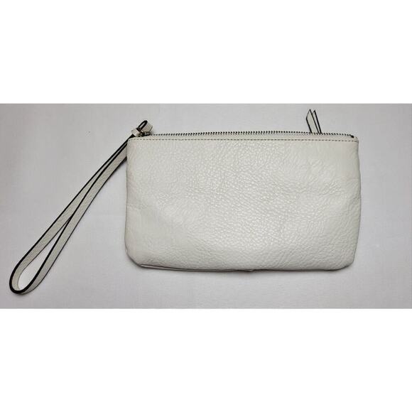 Juicy Couture Cream Pebbled Wristlet Purse‎ Organizer - Picture 2 of 8